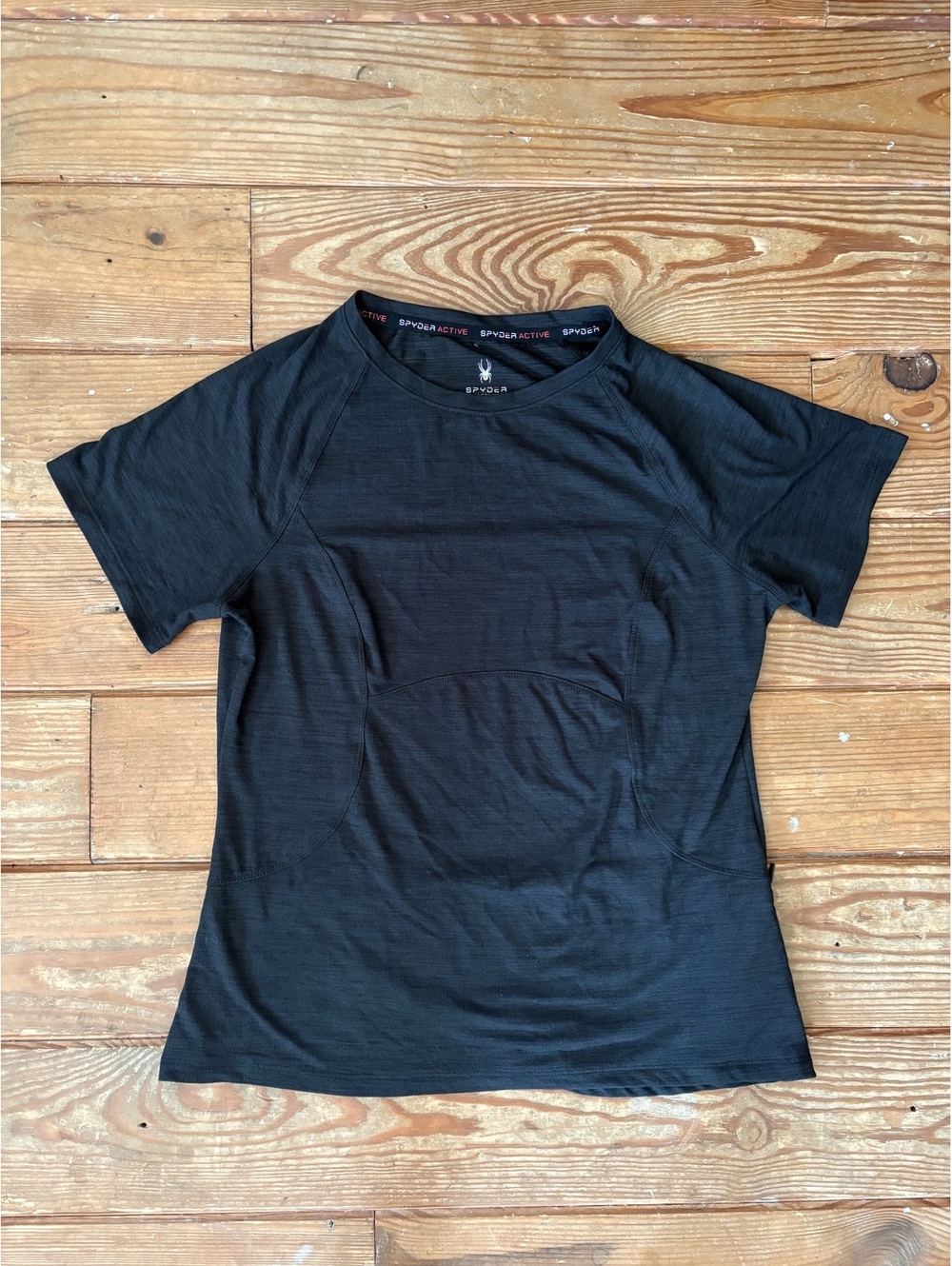 Spyder Active Women’s Medium Short Sleeve Athletic Top Zip Pocket